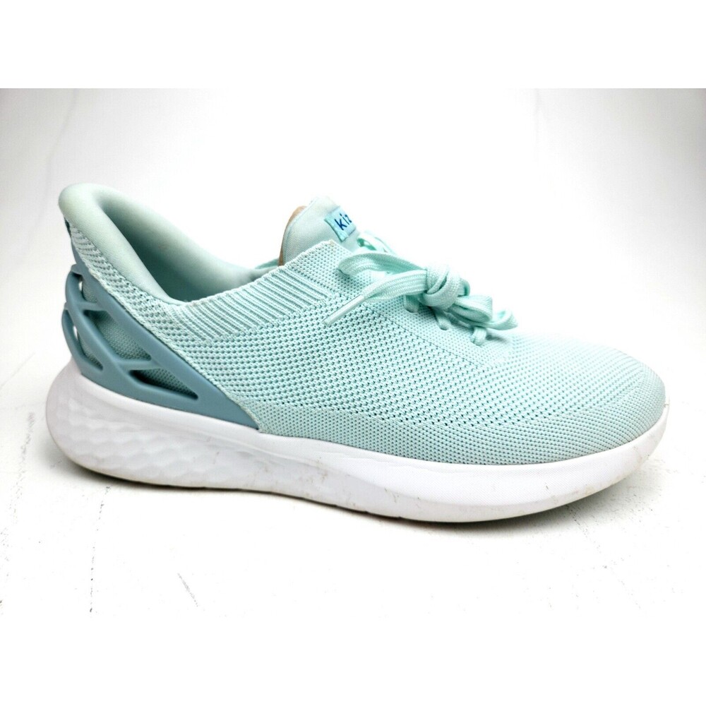 Kizik Athens Hands Free Mens 9 Womens 10.5 Blue Green Shoes Comfort Sneakers